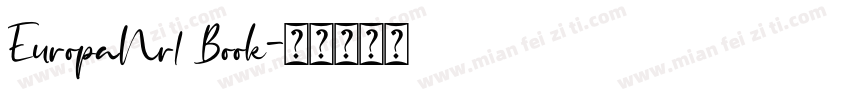 EuropaNr1 Book字体转换